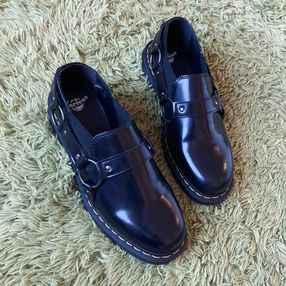 Dr. Martens Men's 1461 Gilbey Leather Slip-Ons